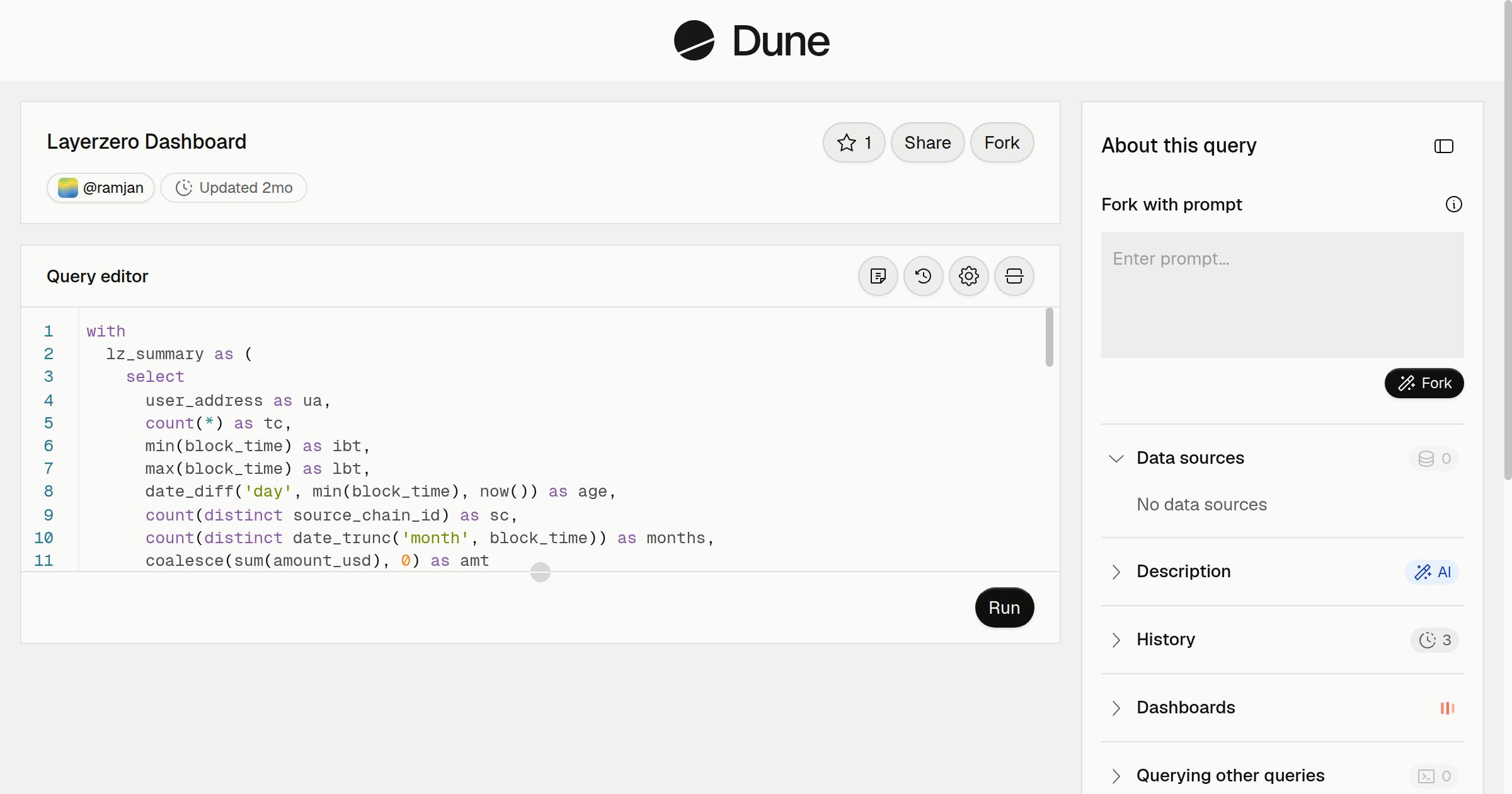 Layerzero Dashboard | Dune