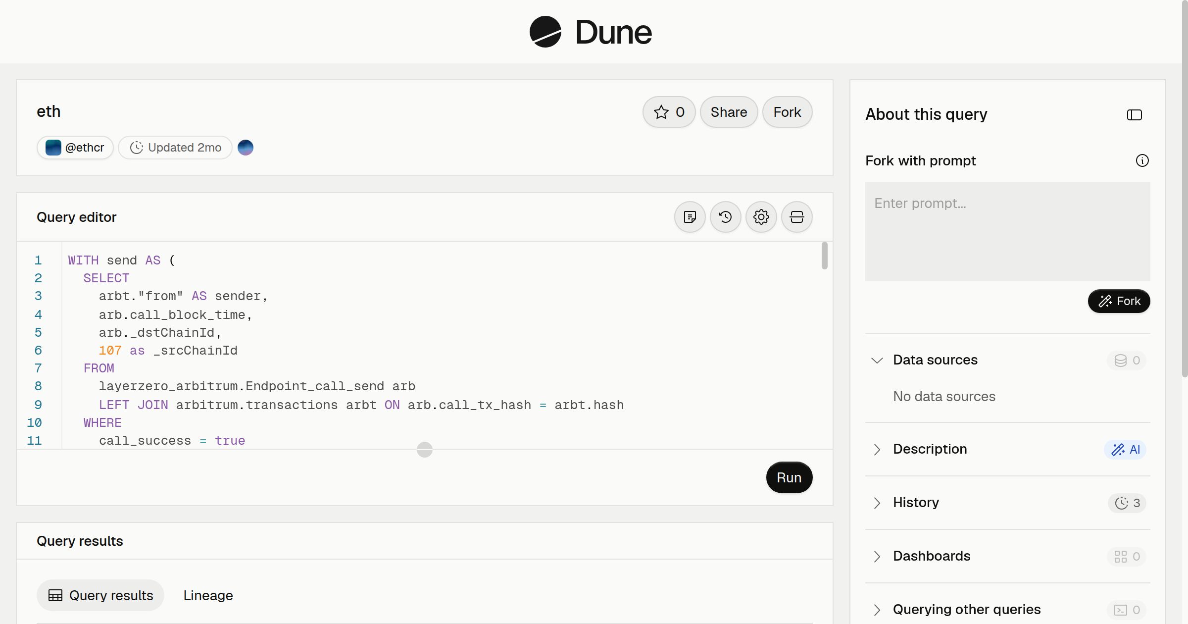 eth | Dune