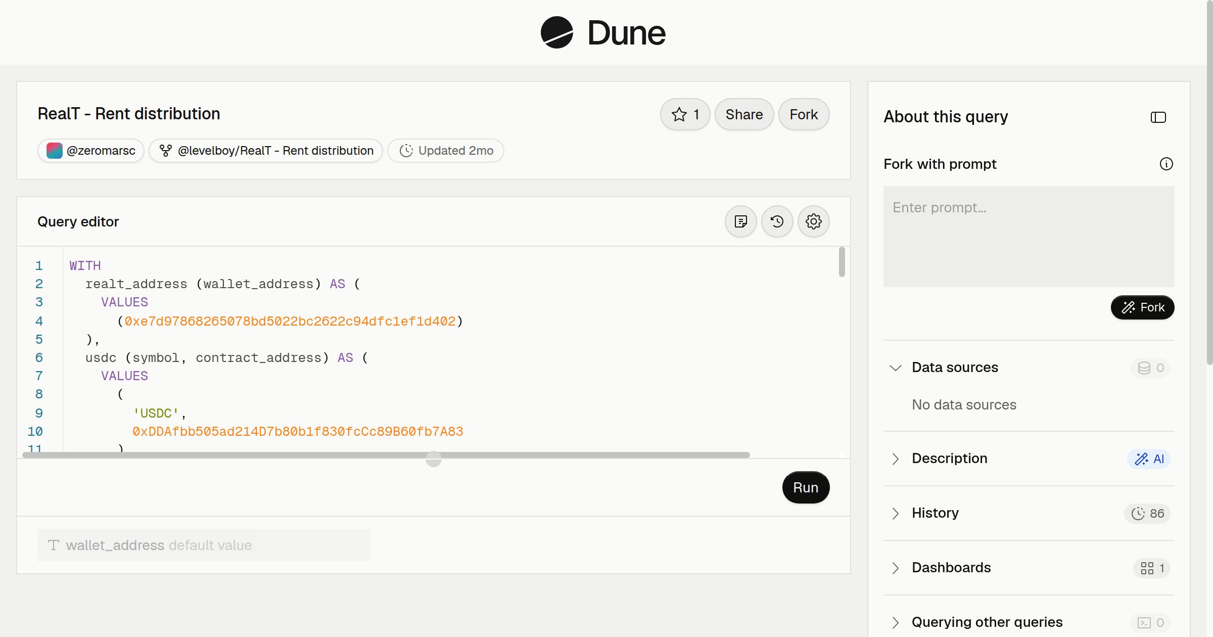 RealT - Rent distribution | Dune