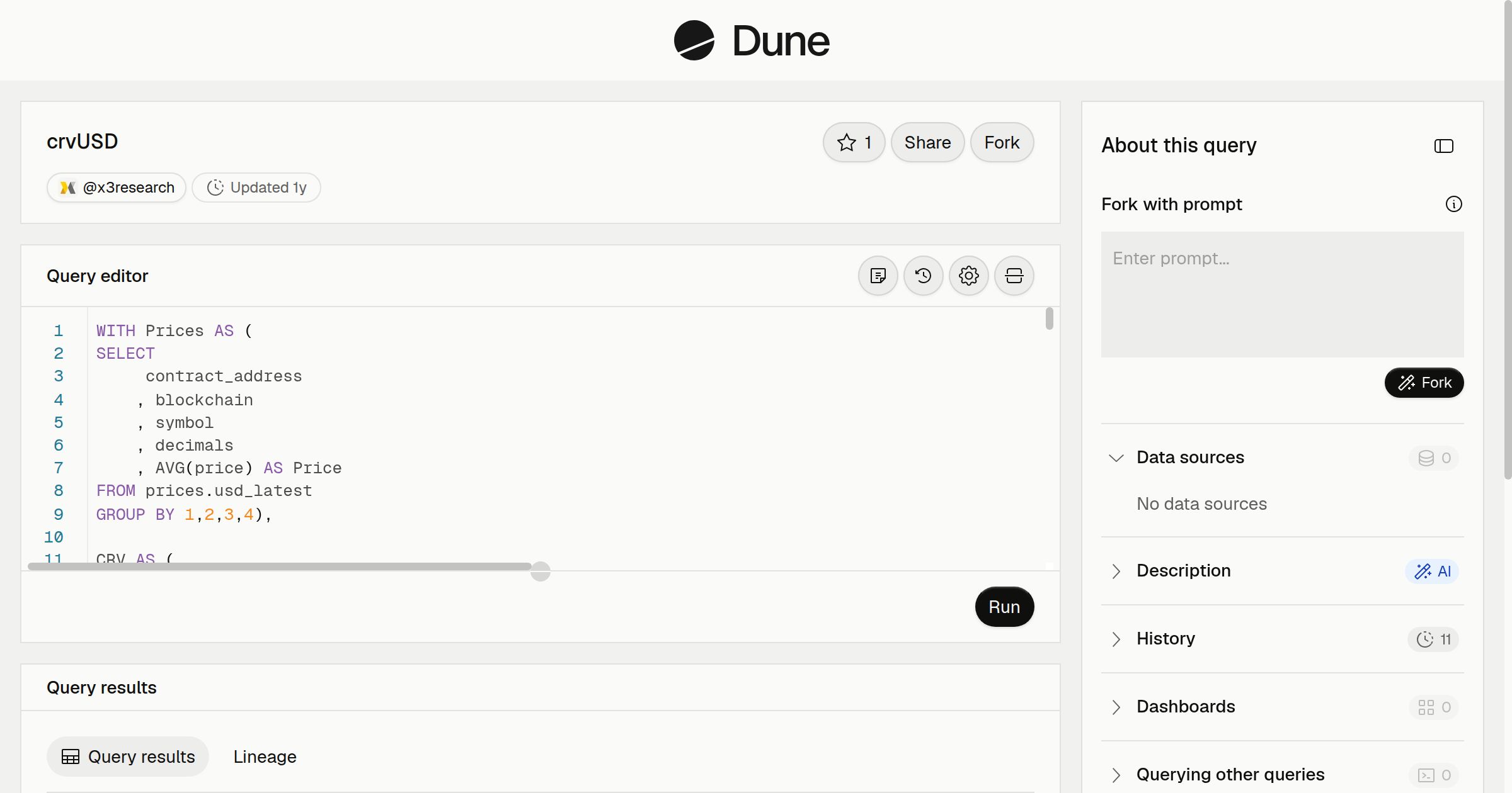 crvUSD | Dune
