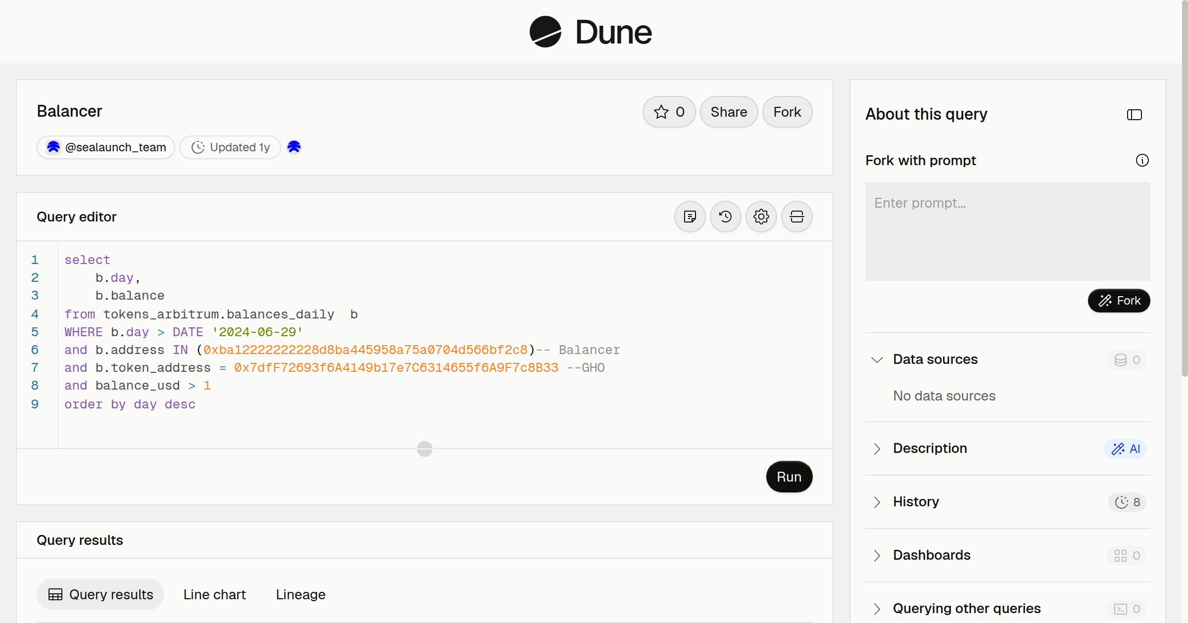 Balancer | Dune