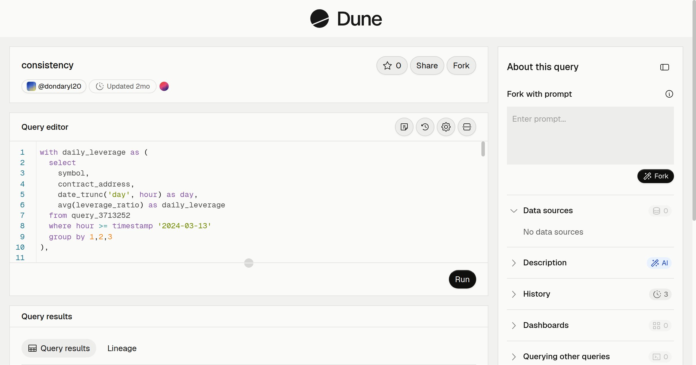 consistency | Dune