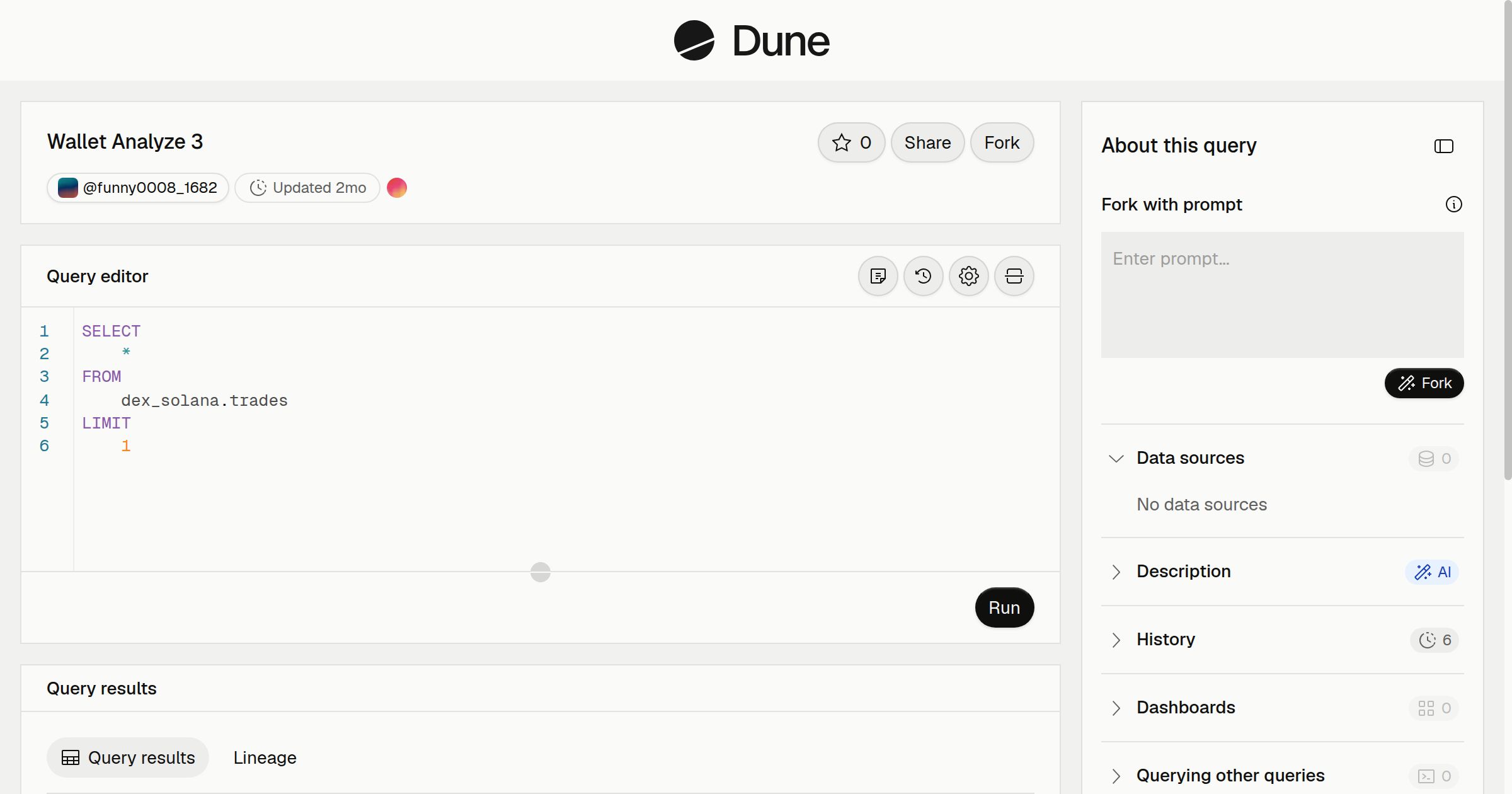 Wallet Analyze 3 | Dune