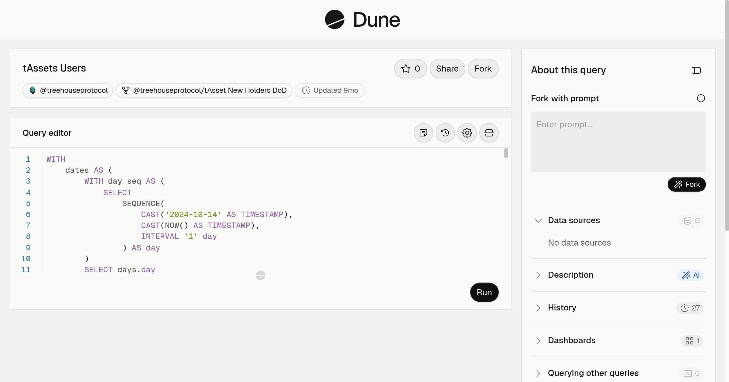 tAssets Users | Dune