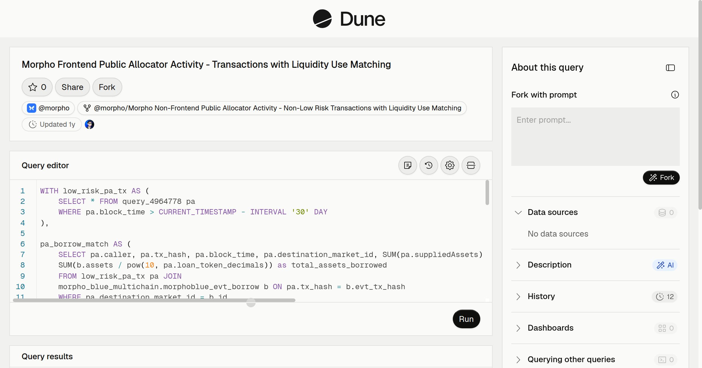 Morpho Frontend Public Allocator Activity - Transactions with Liquidity ...