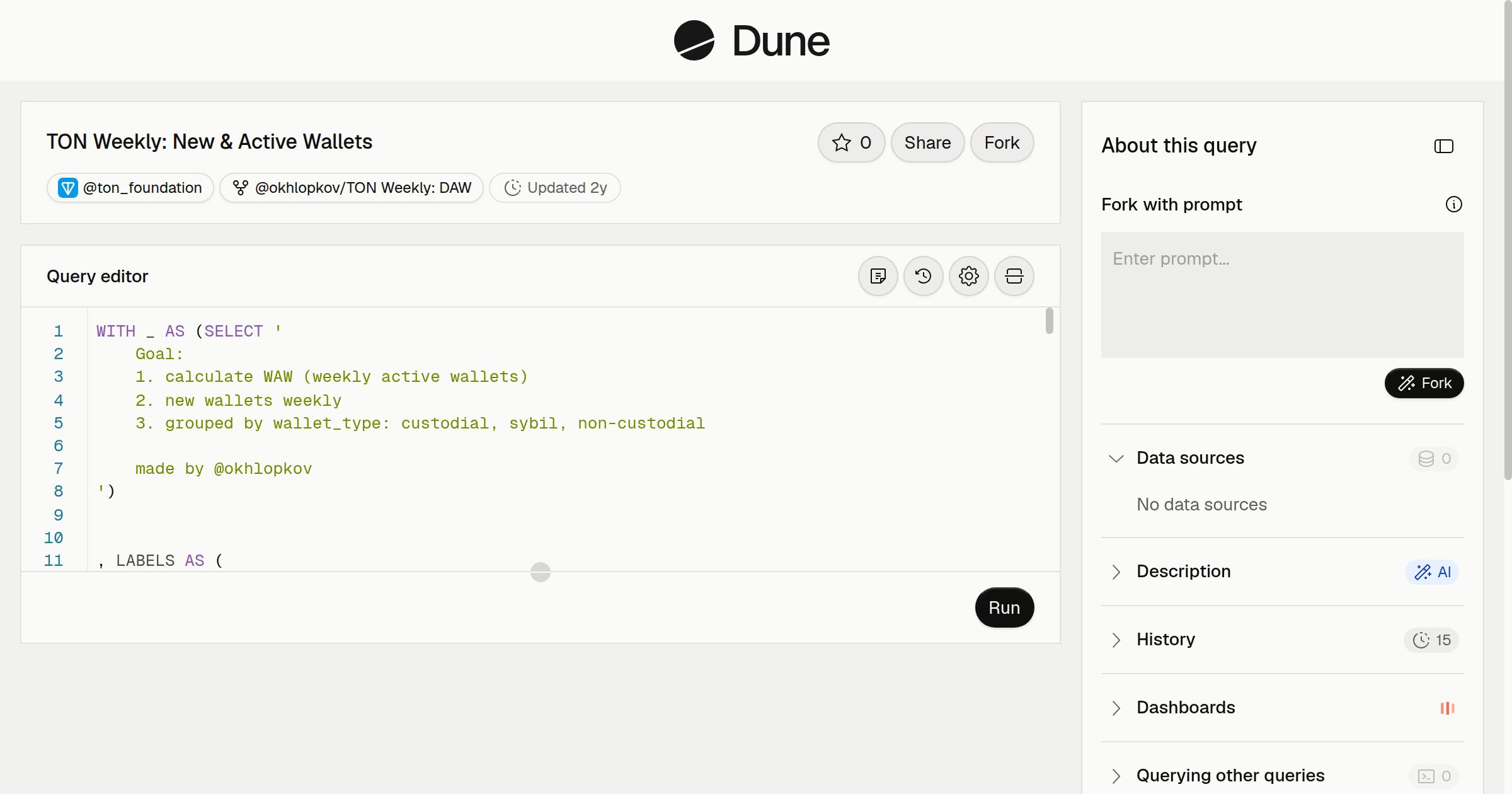 TON Weekly: New & Active Wallets | Dune