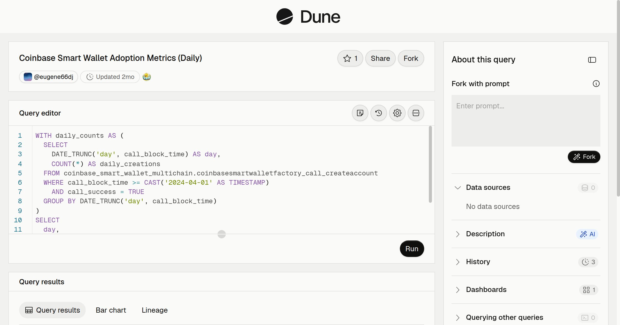 Coinbase Smart Wallet Adoption Metrics (Daily) | Dune
