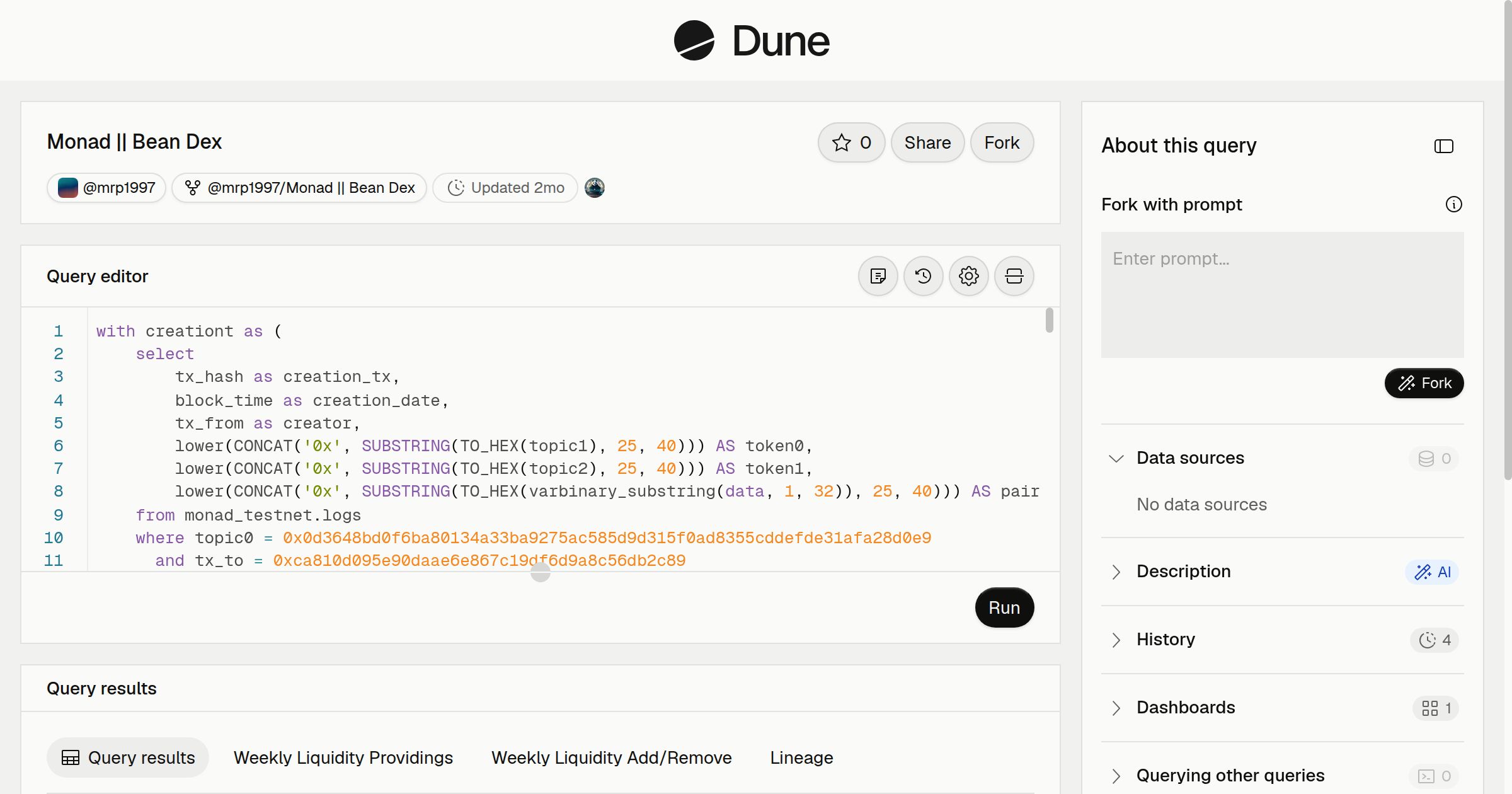 Monad || Bean Dex | Dune