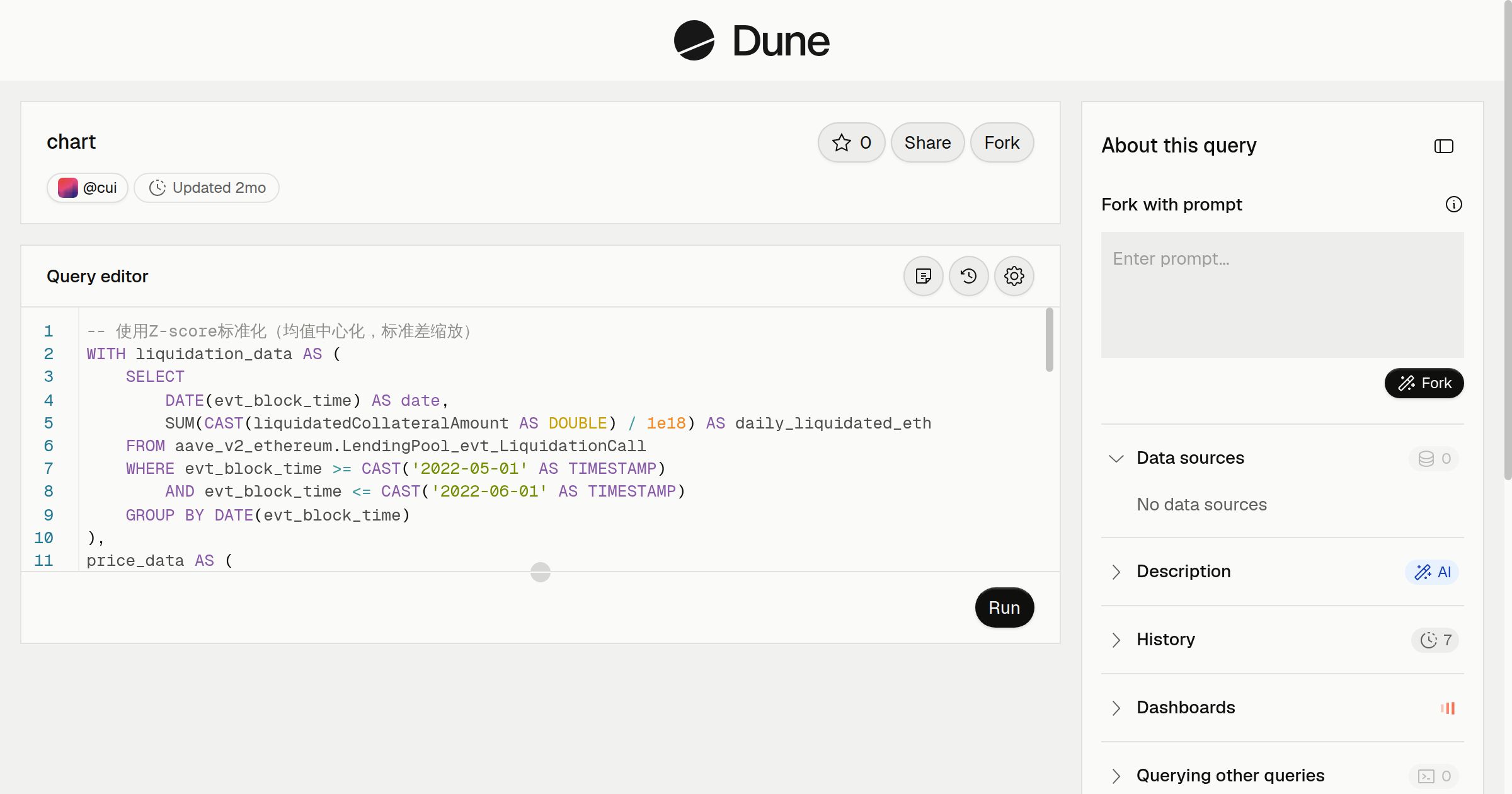 chart | Dune