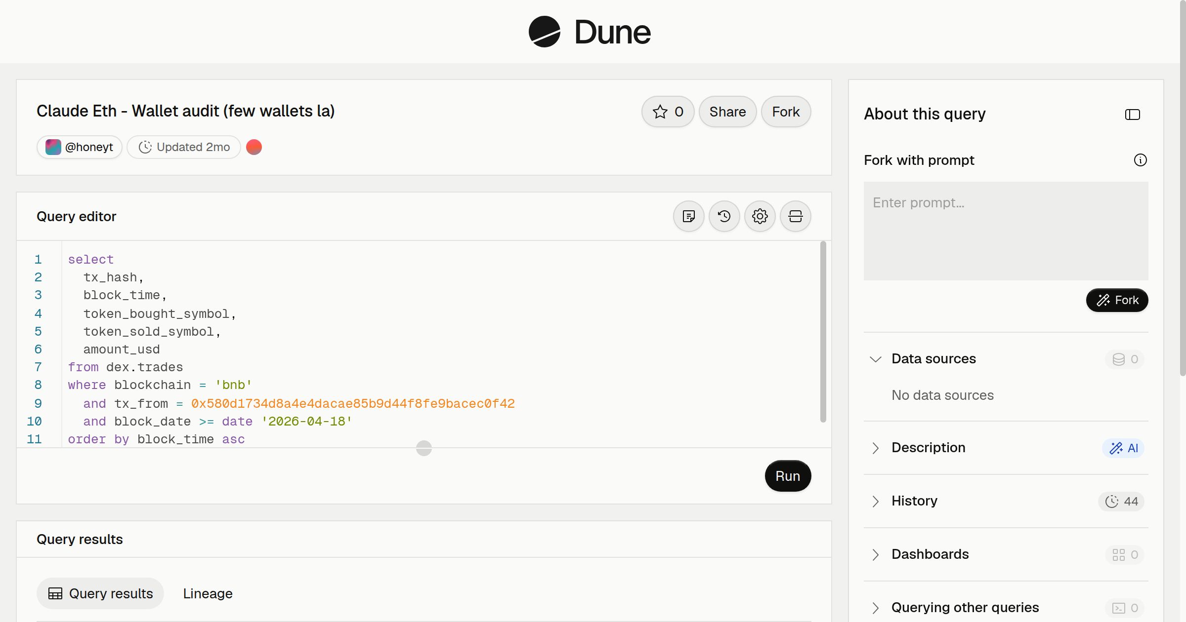 filter checks | Dune