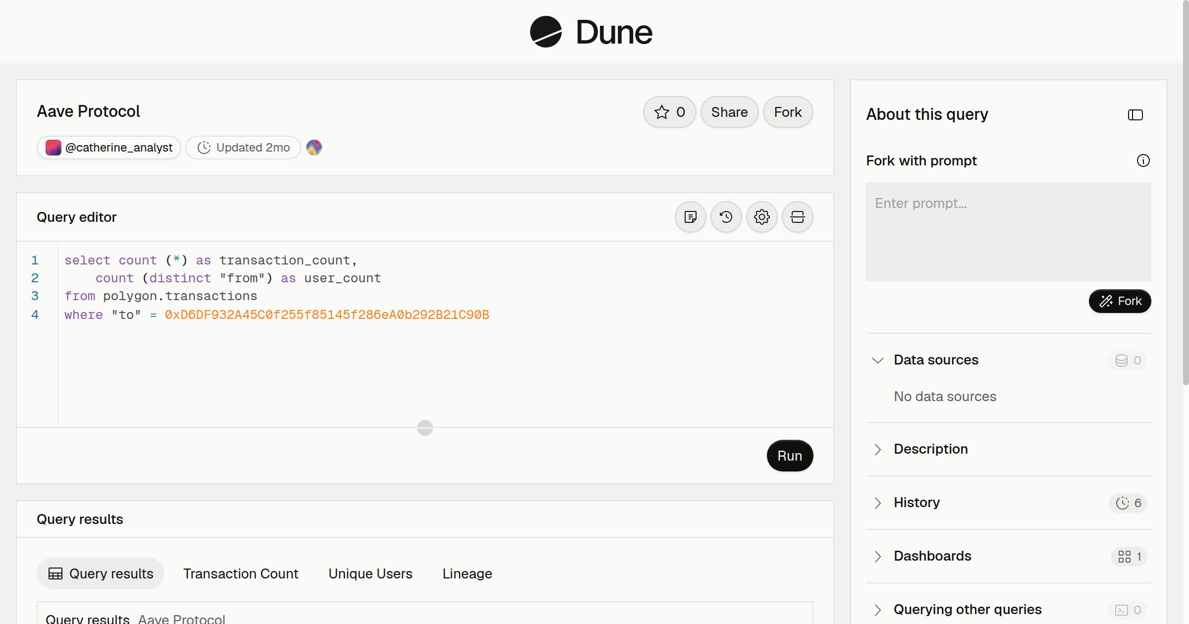 Aave Protocol | Dune
