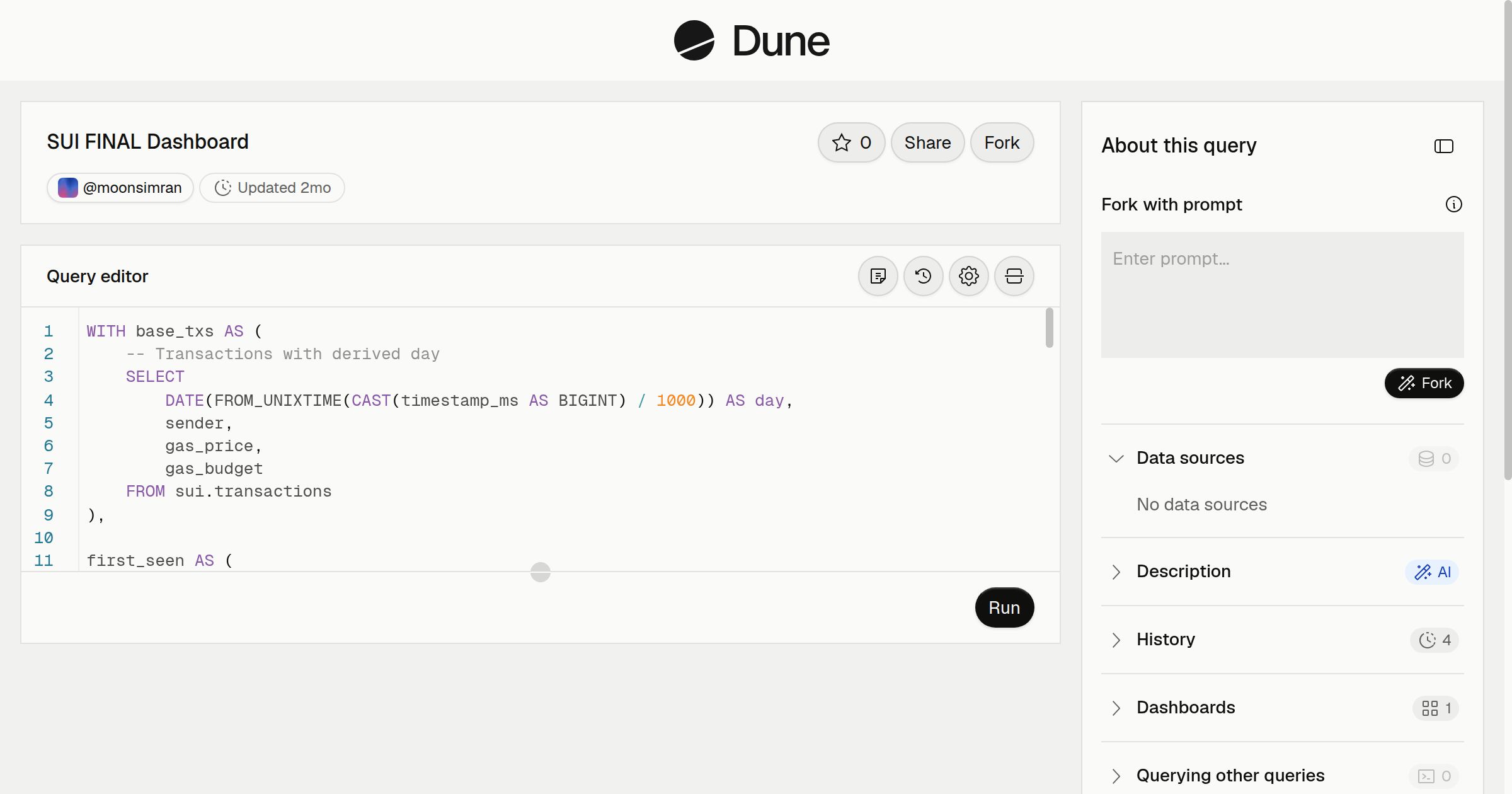 SUI FINAL Dashboard | Dune