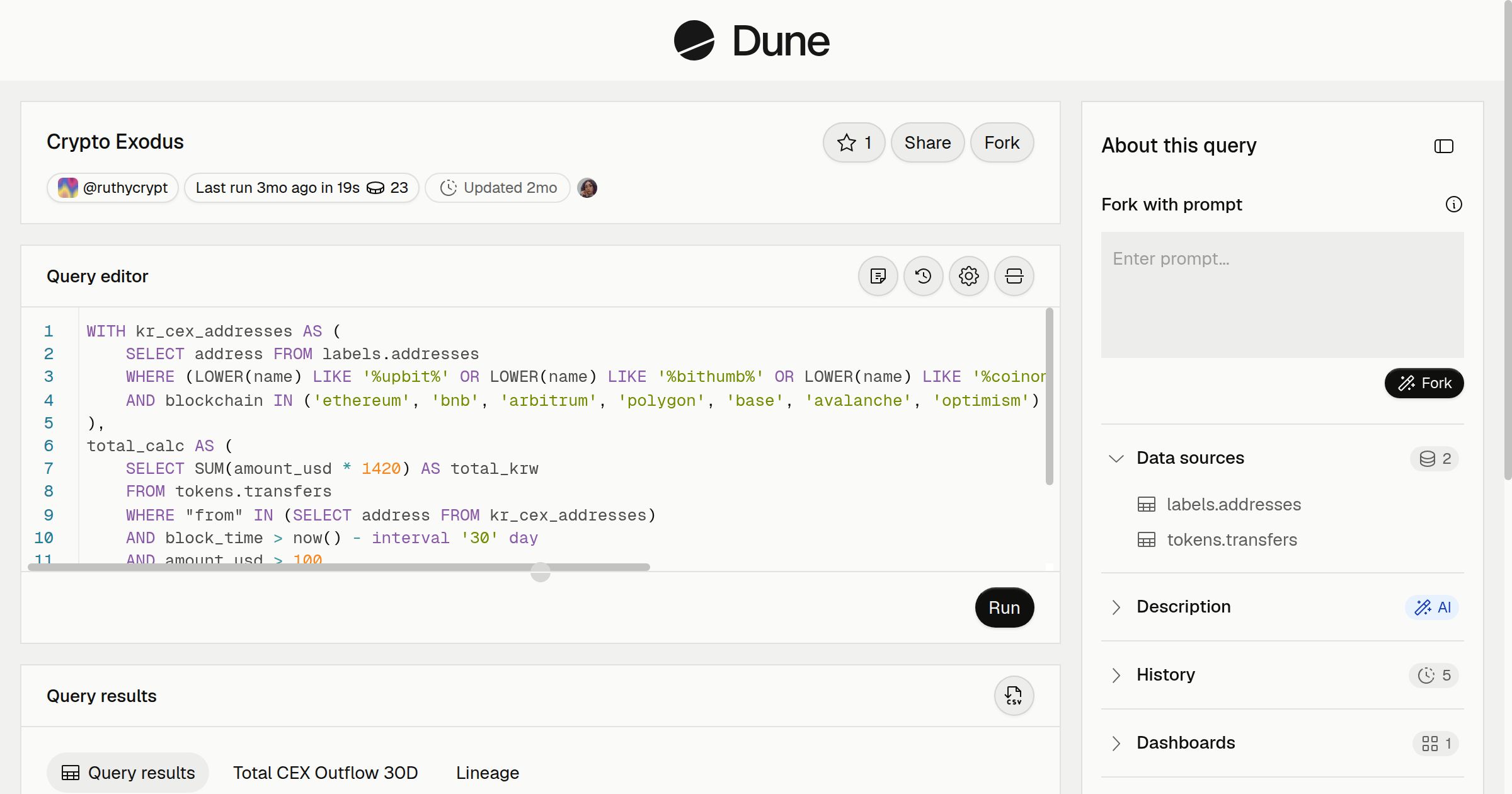 Crypto Exodus | Dune