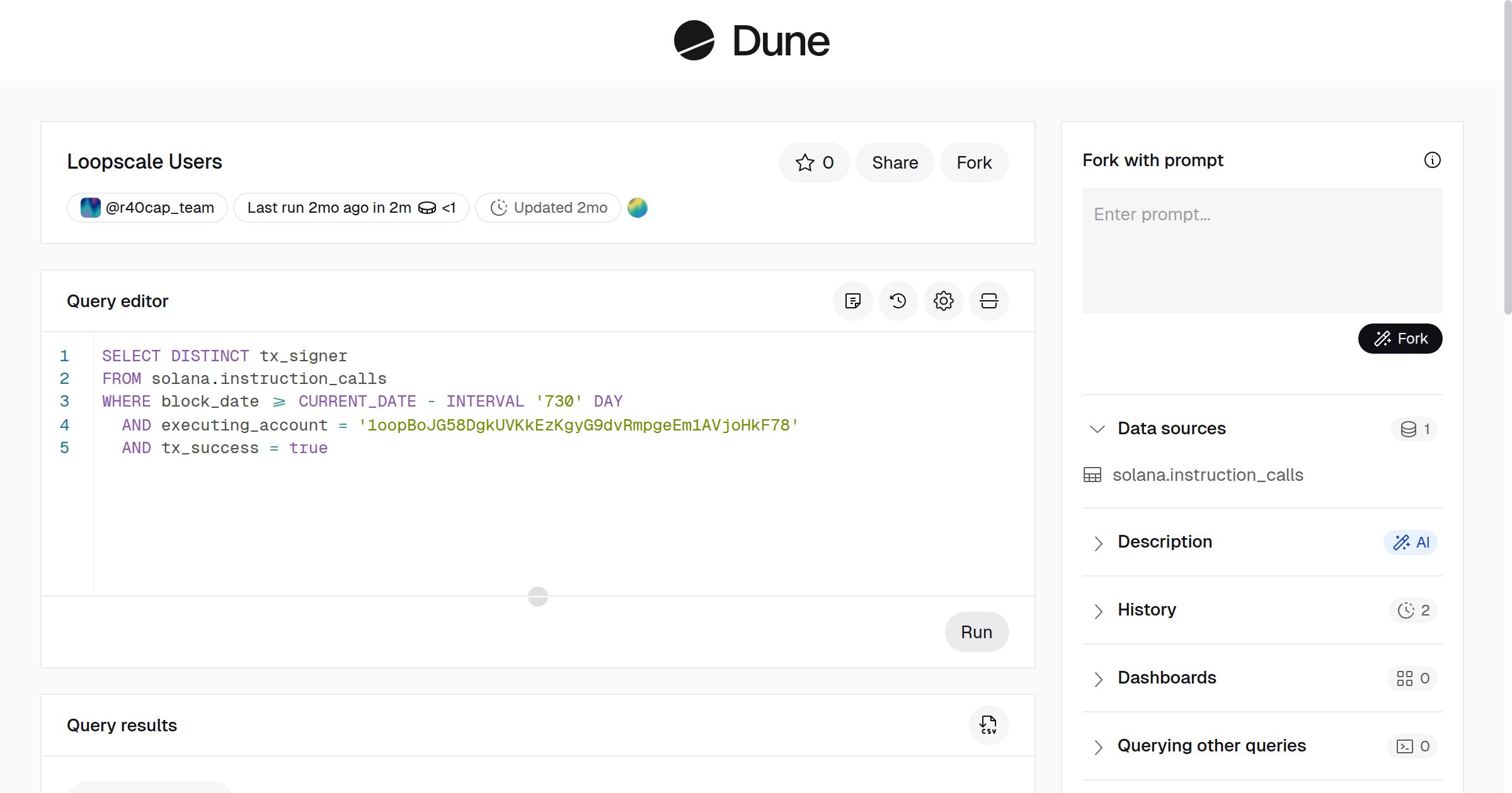 Loopscale Users | Dune