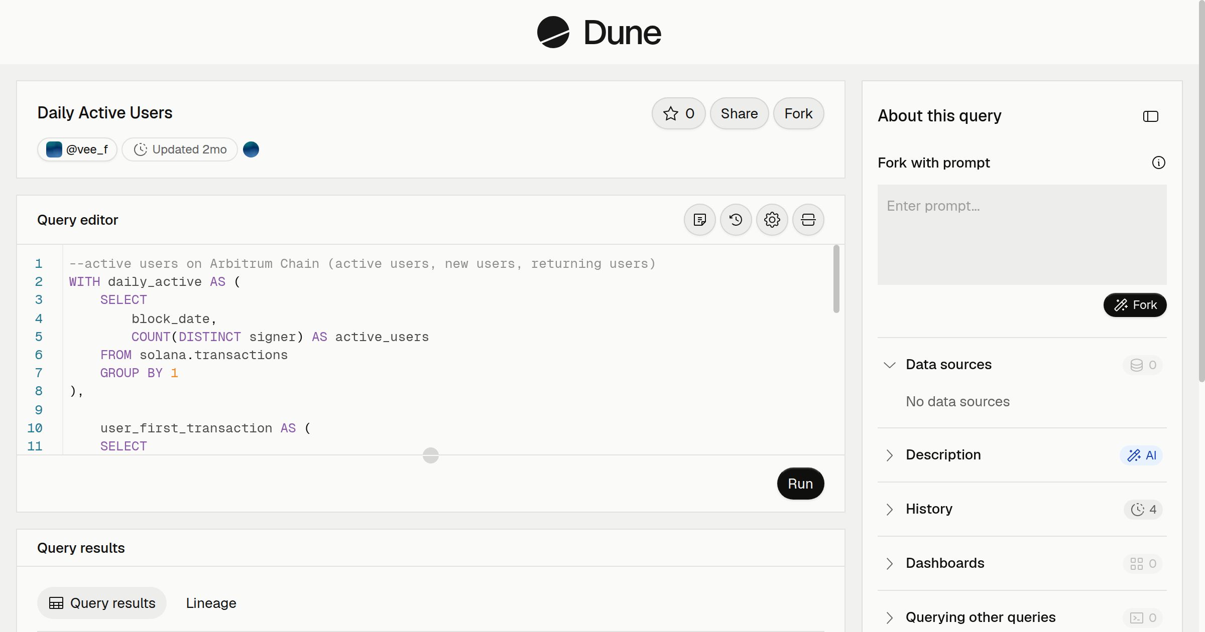 Daily Active Users | Dune