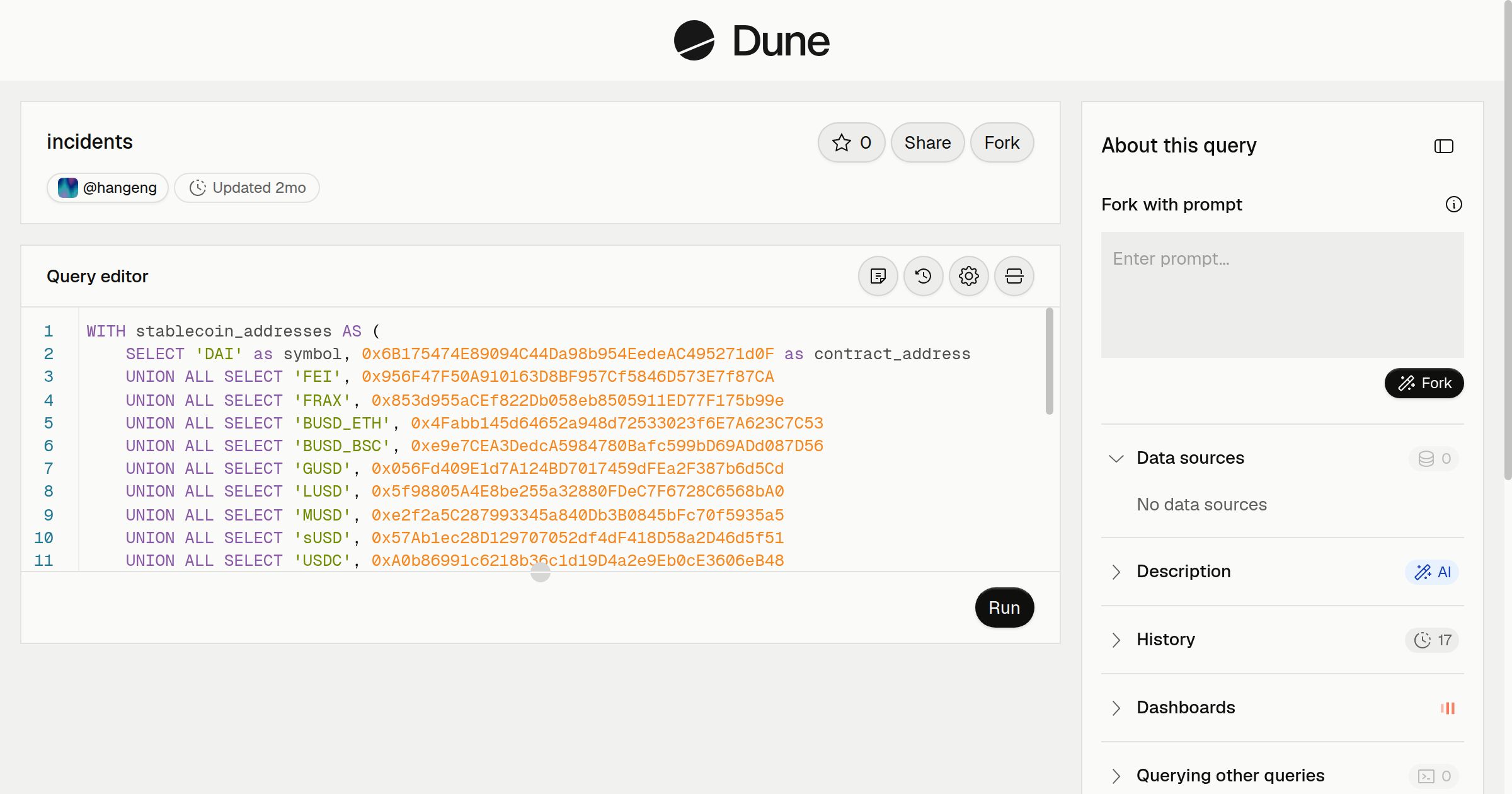 incidents | Dune