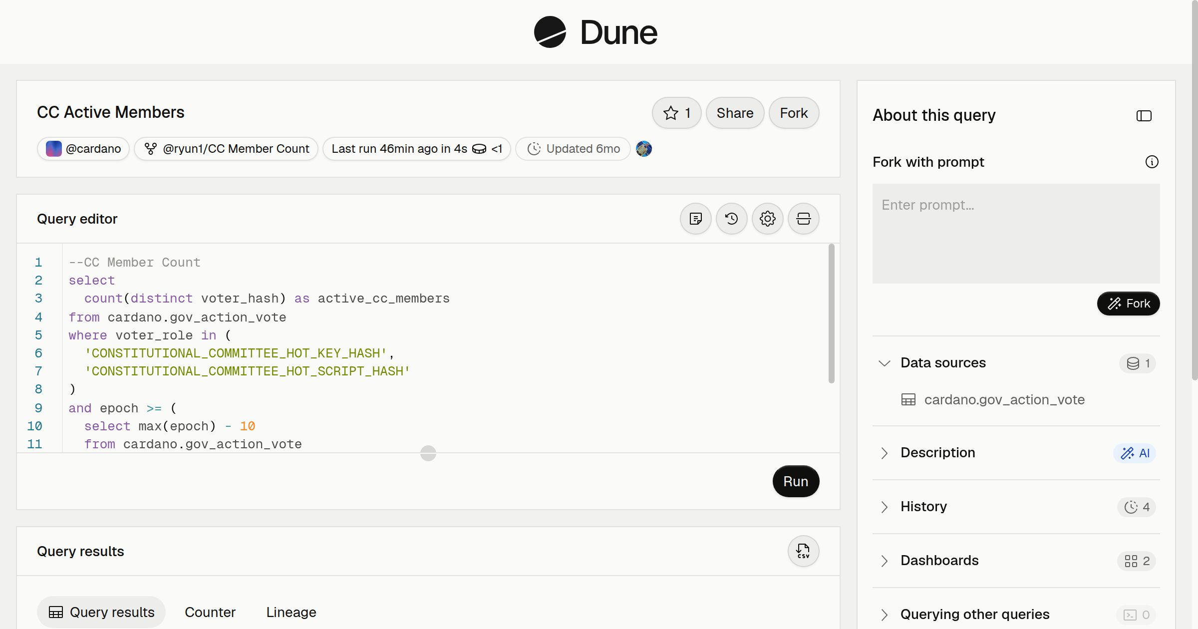 CC Active Members | Dune