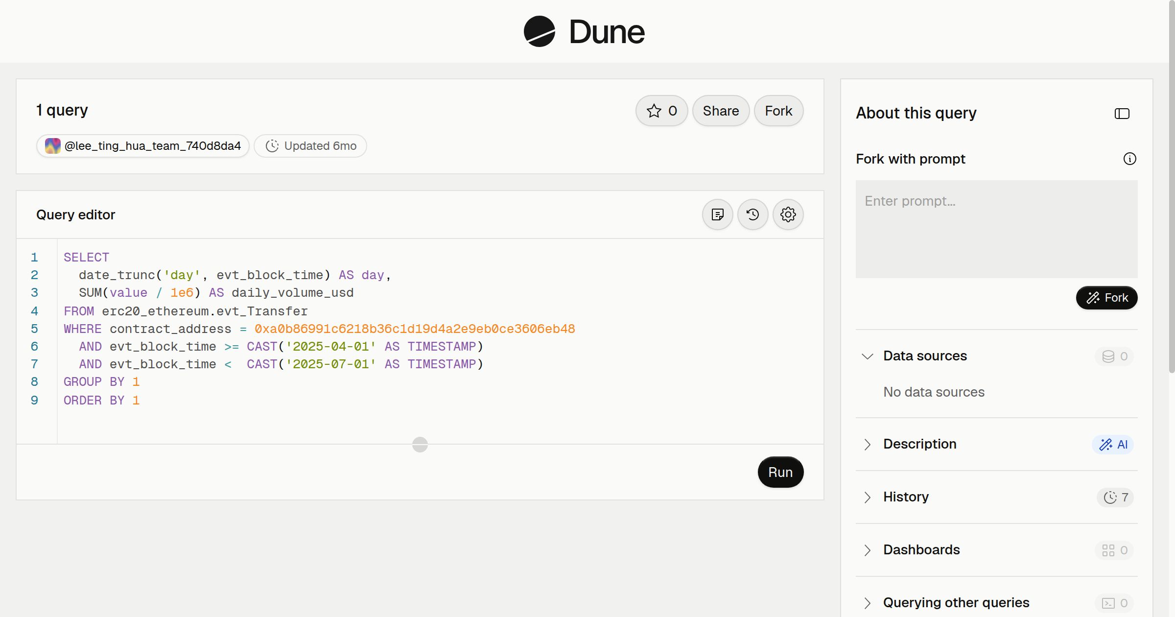 1 query | Dune
