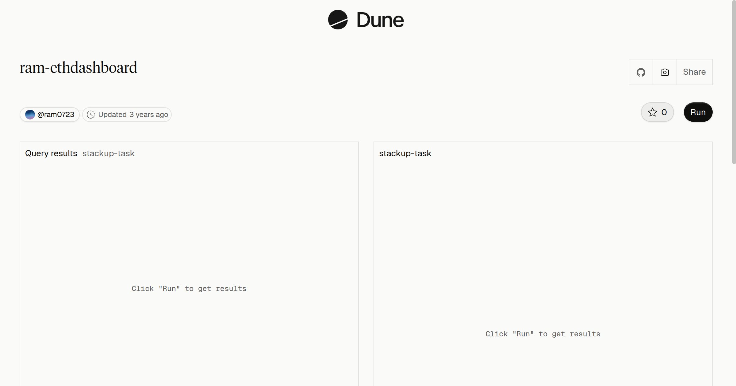 ram-ethdashboard | Dune