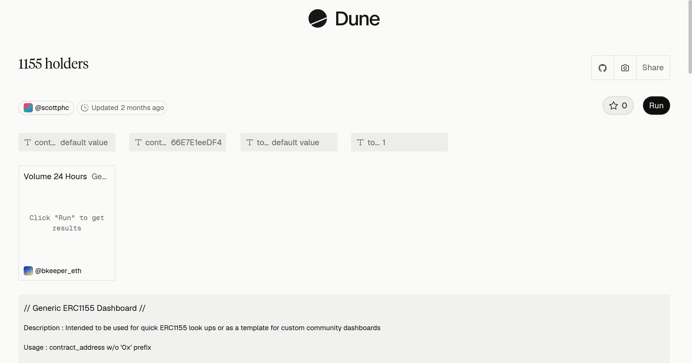 1155 holders | Dune