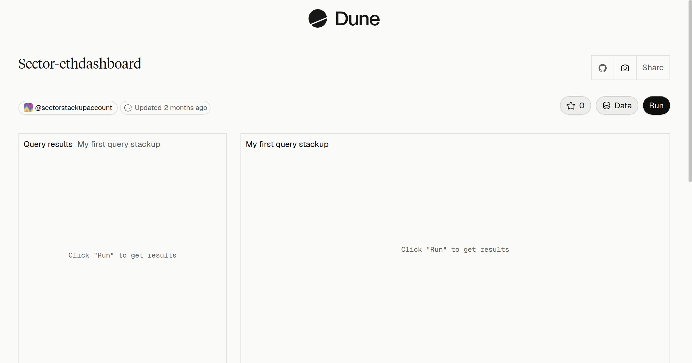 Sector-ethdashboard | Dune