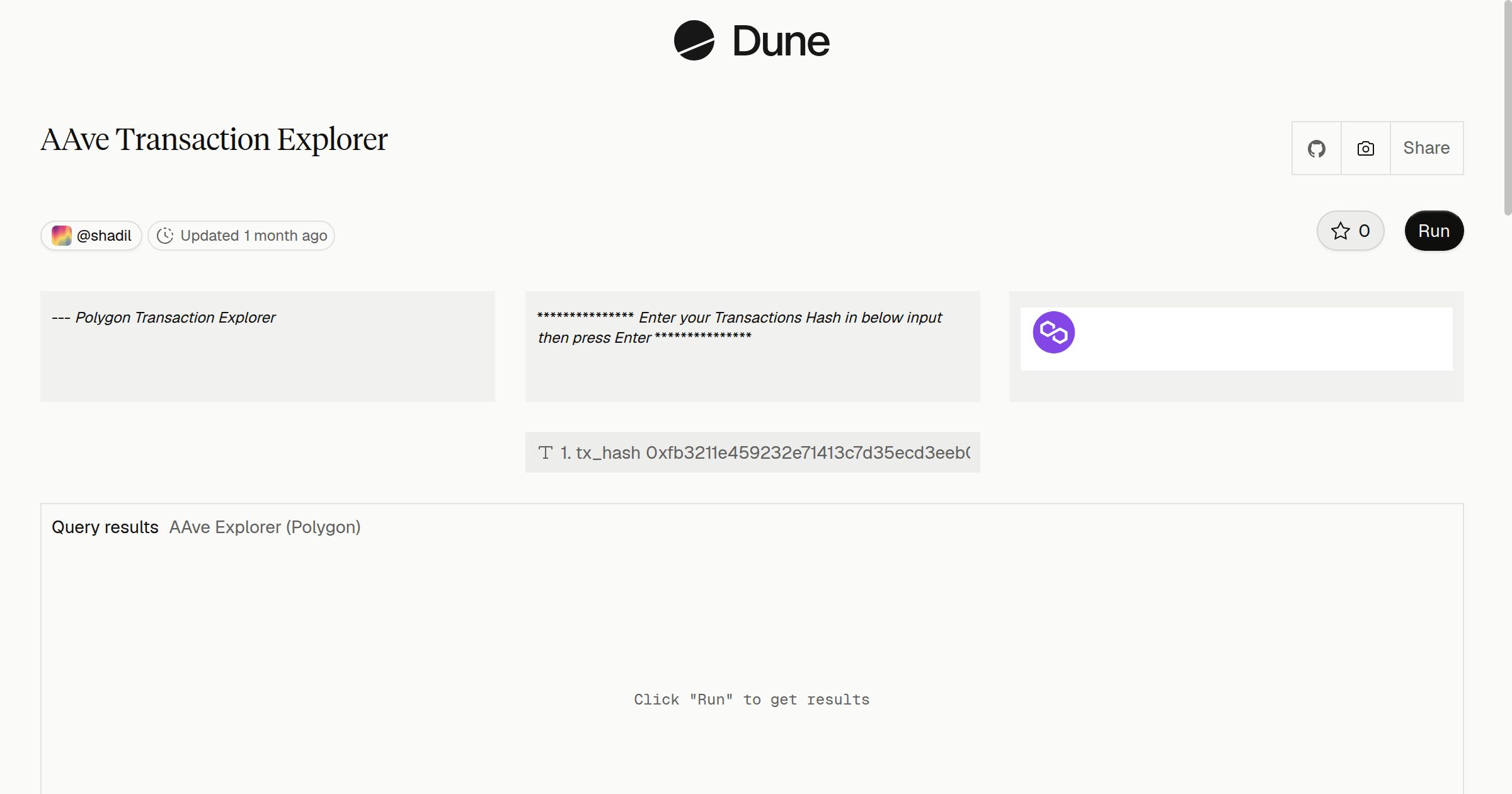 AAve Transaction Explorer