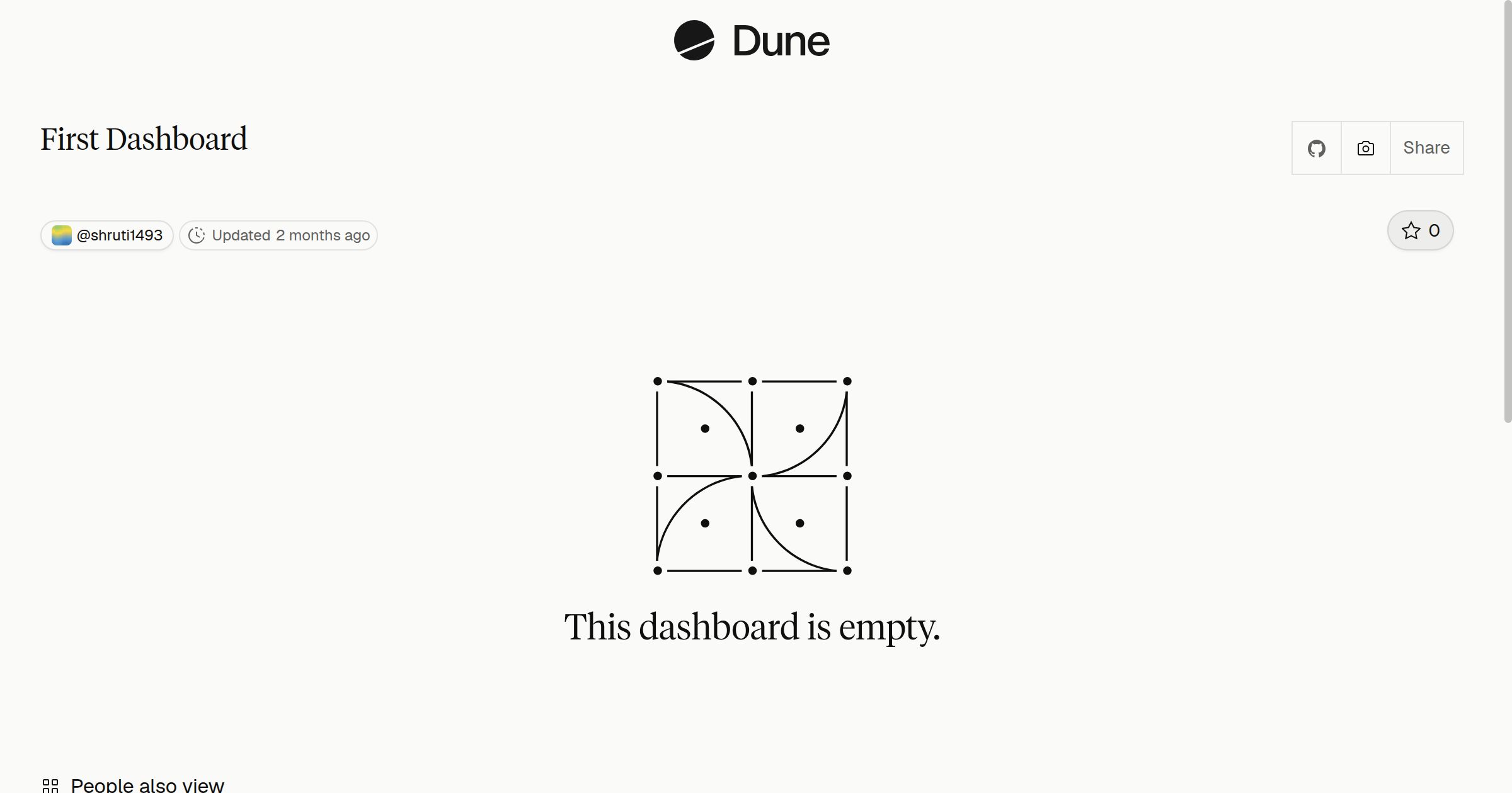 First Dashboard | Dune
