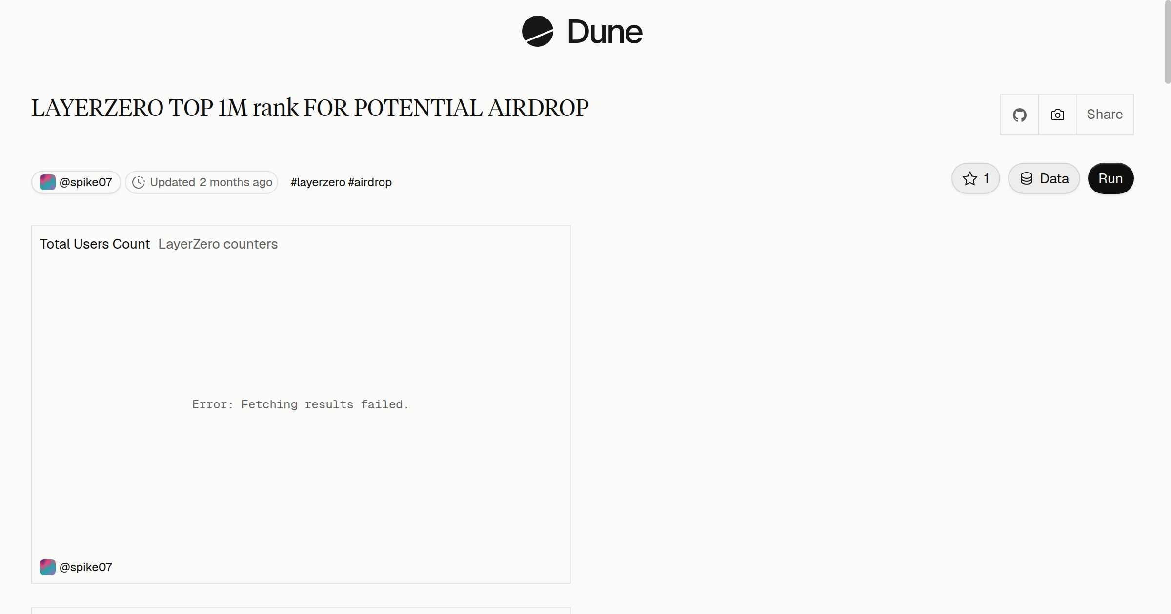 LAYERZERO TOP 1M rank FOR POTENTIAL AIRDROP | Dune