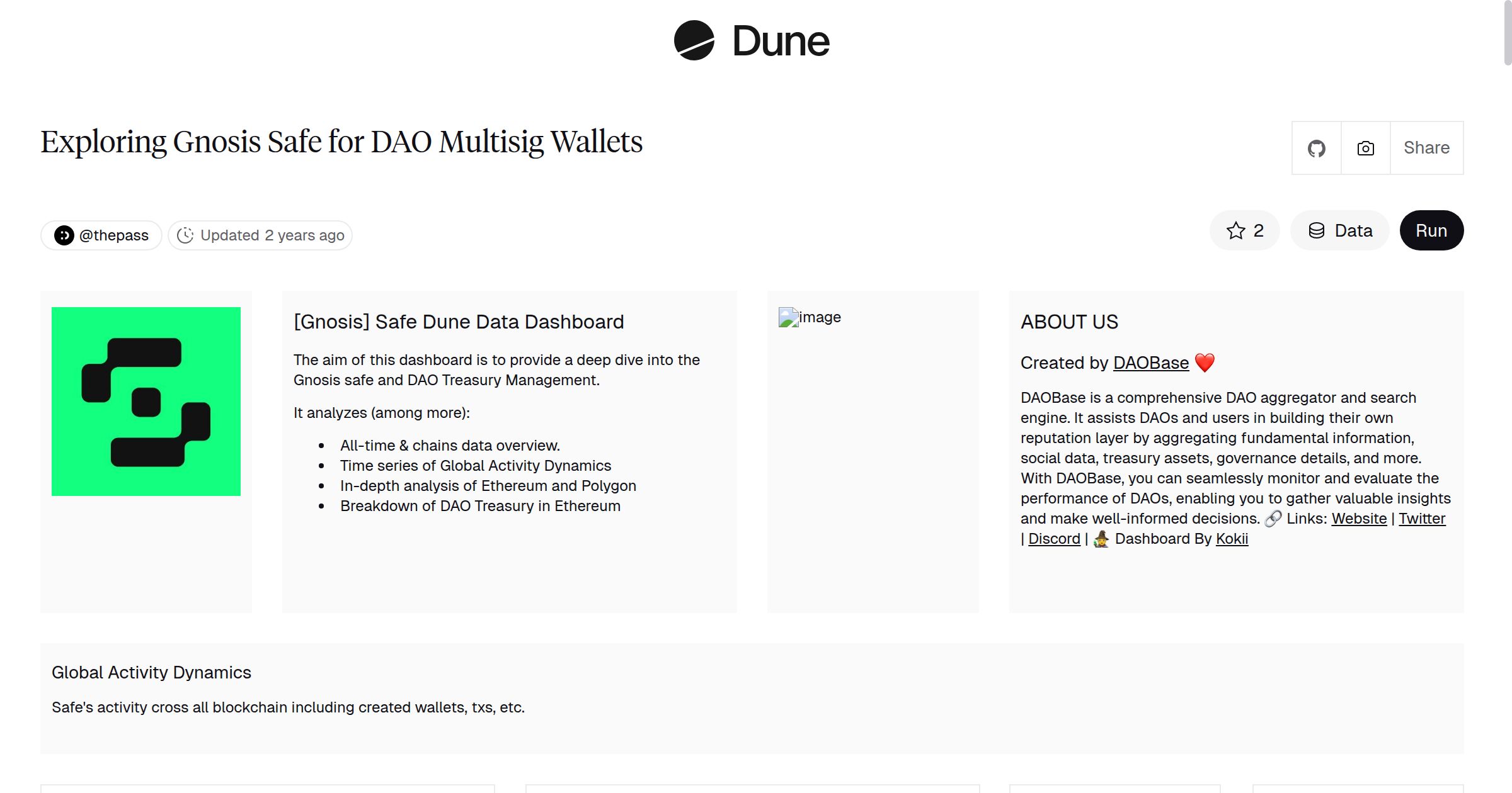 Exploring Gnosis Safe for DAO Multisig Wallets | Dune