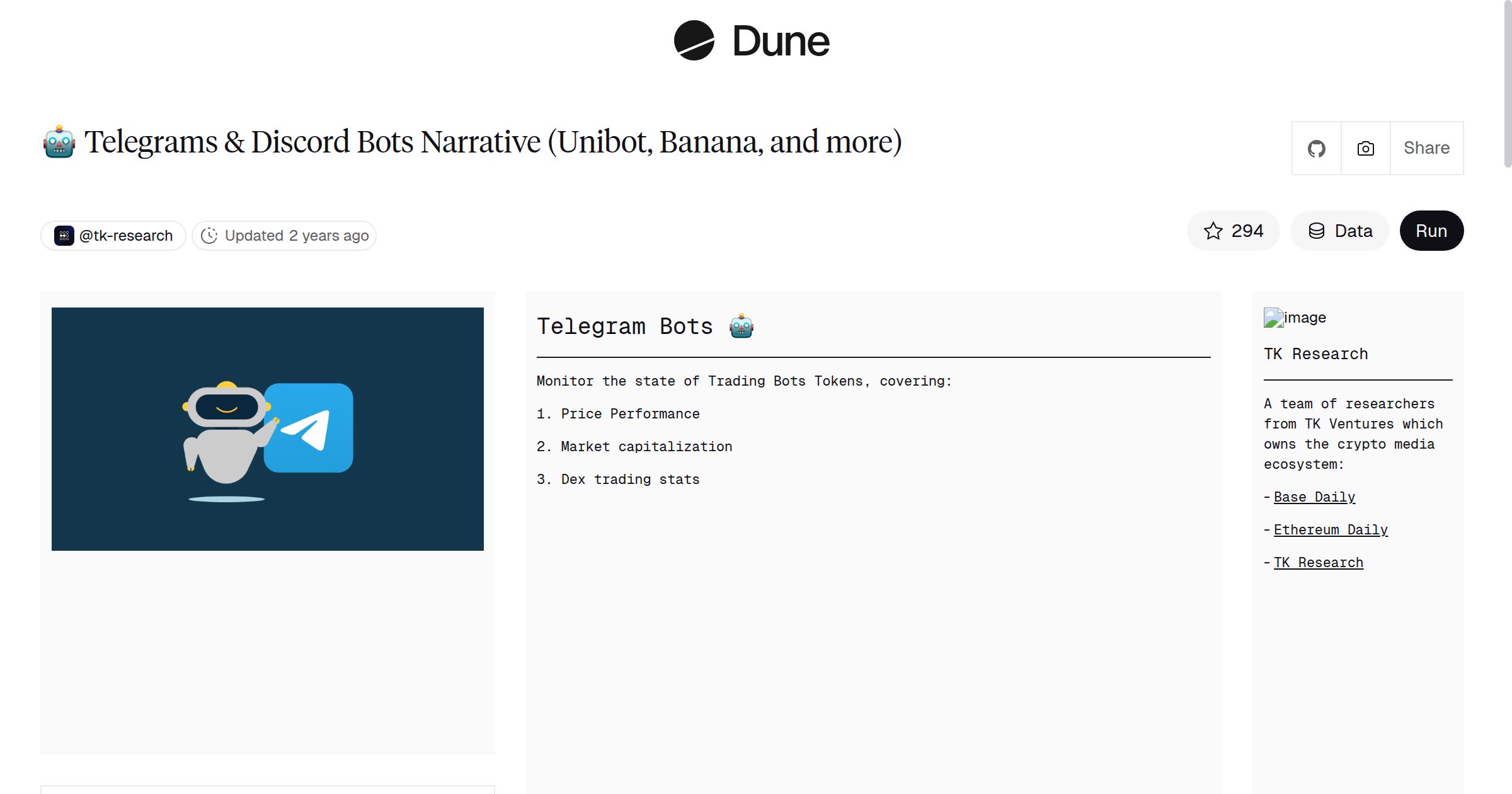 🤖 Telegrams & Discord Bots Narrative (Unibot, Banana, and more) | Dune