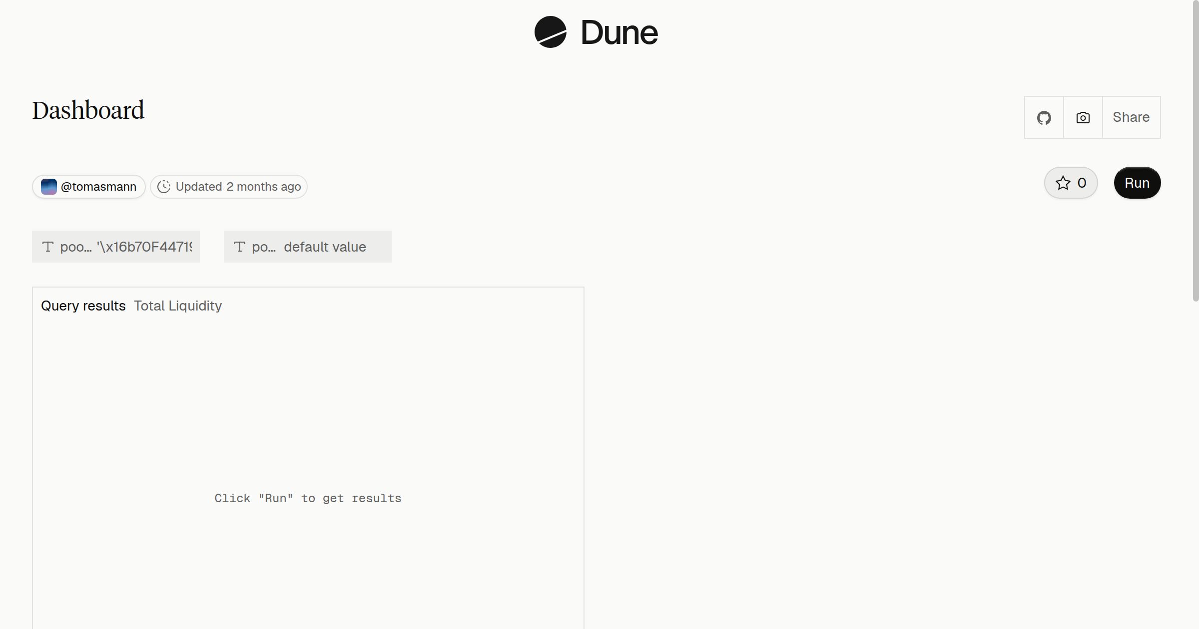 Dashboard | Dune