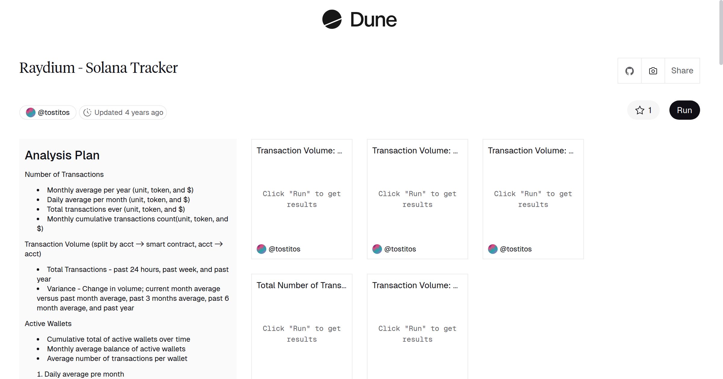Raydium - Solana Tracker | Dune