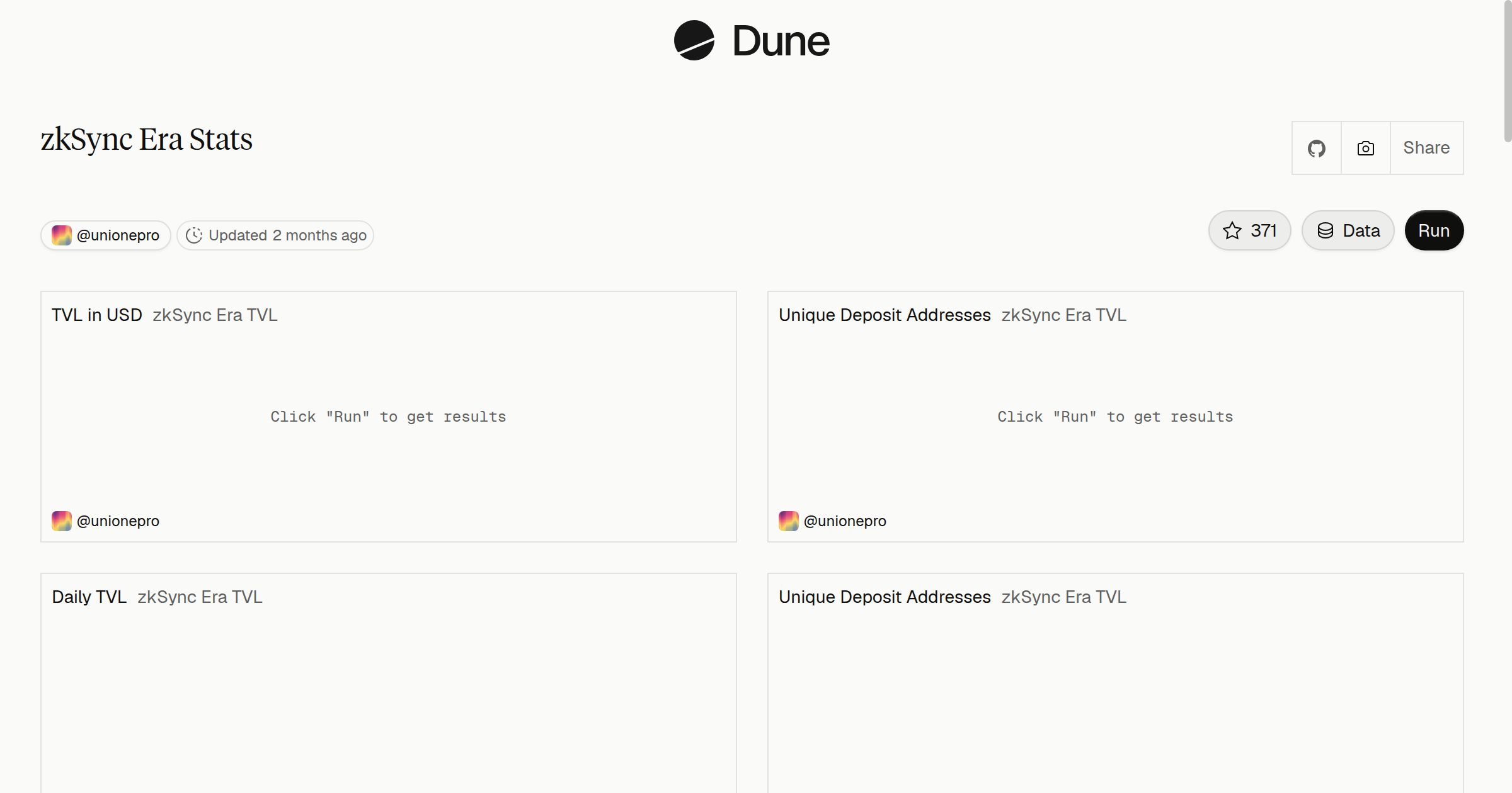 zkSync Era Stats | Dune