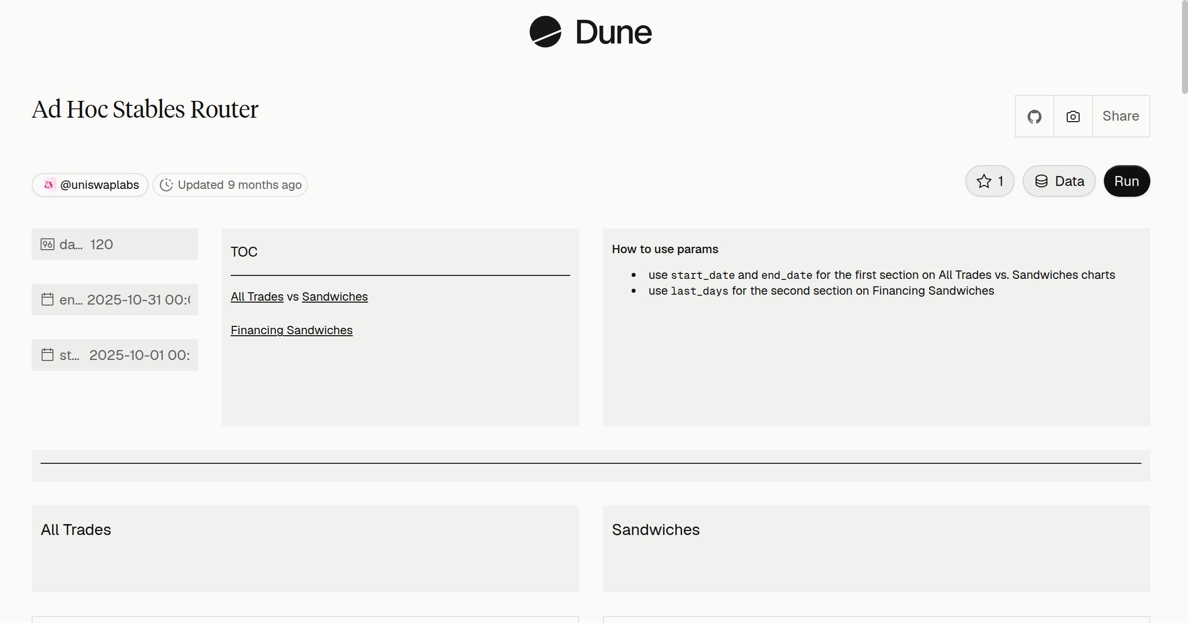 Ad Hoc Stables Router | Dune