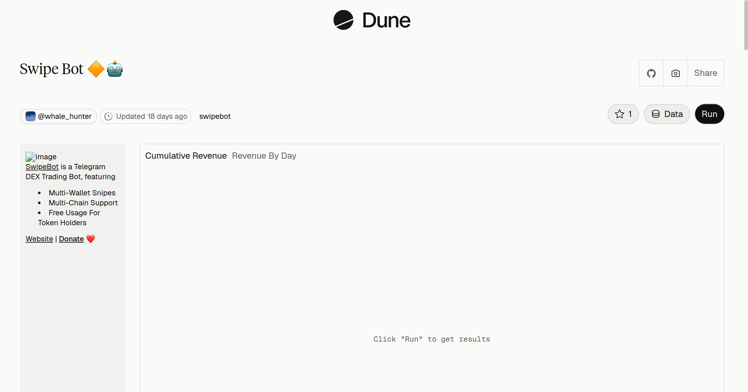 Swipe Bot 🔶🤖 | Dune