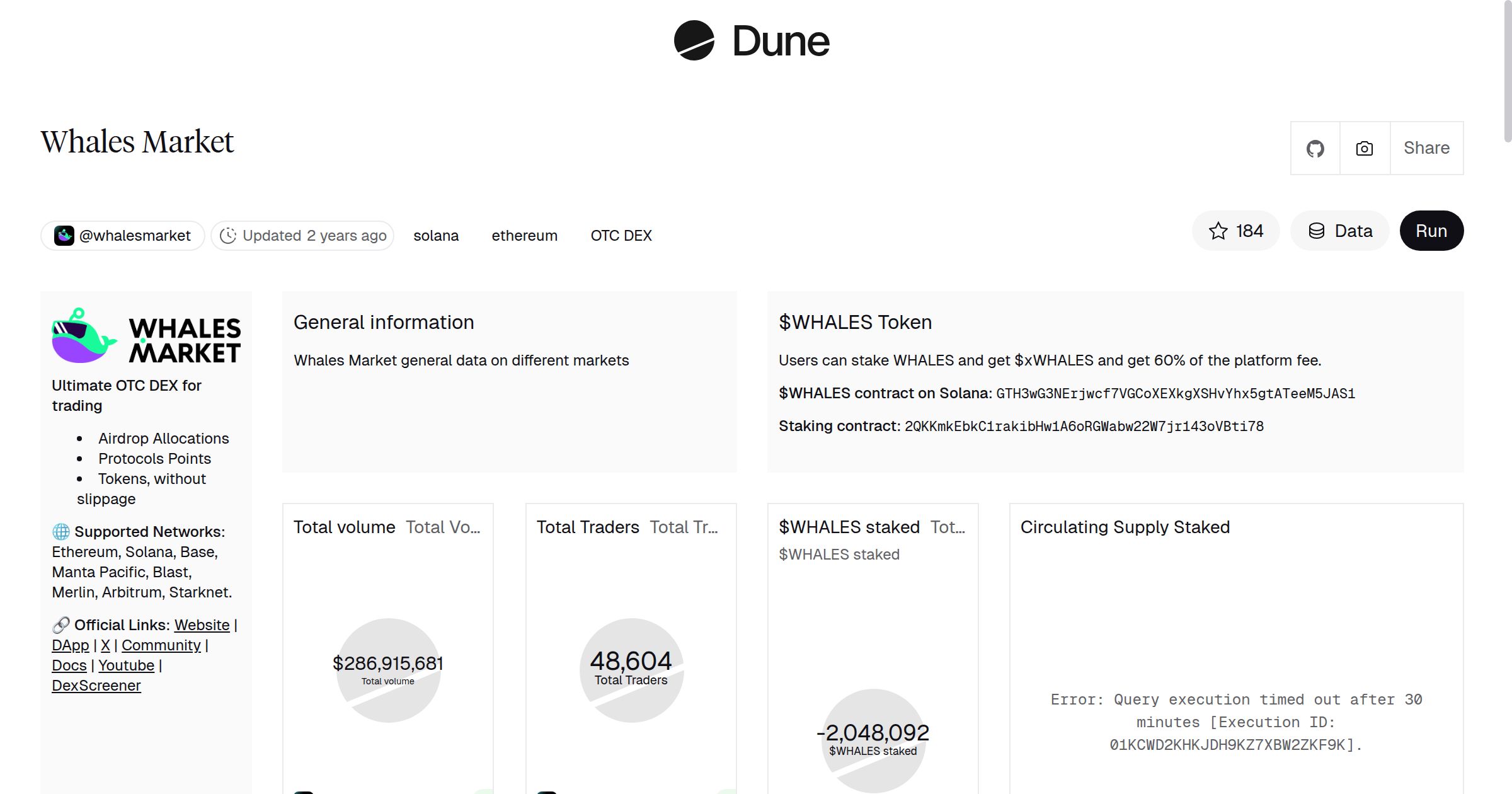 Whales Market | Dune