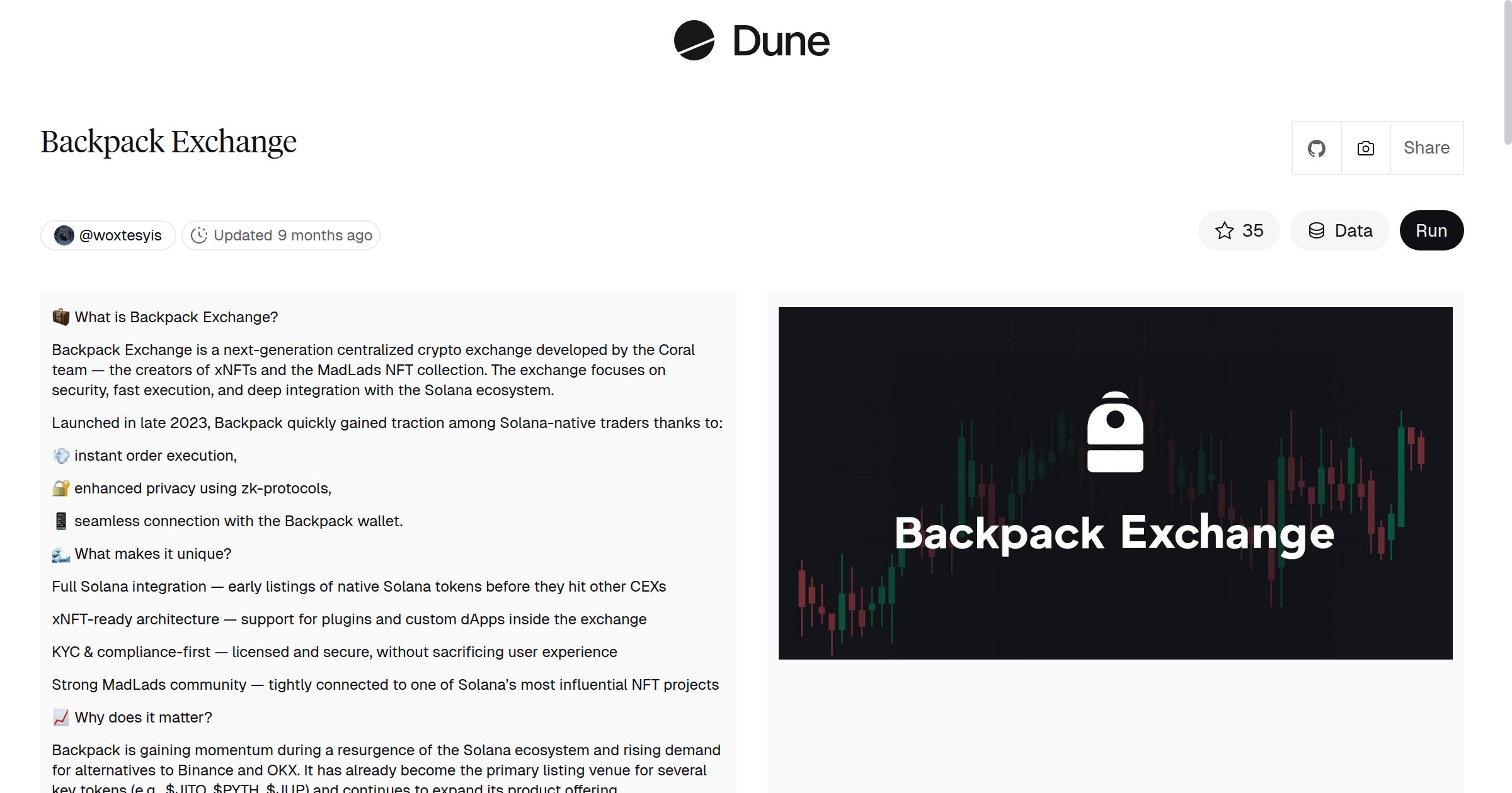 Backpack Exchange | Dune