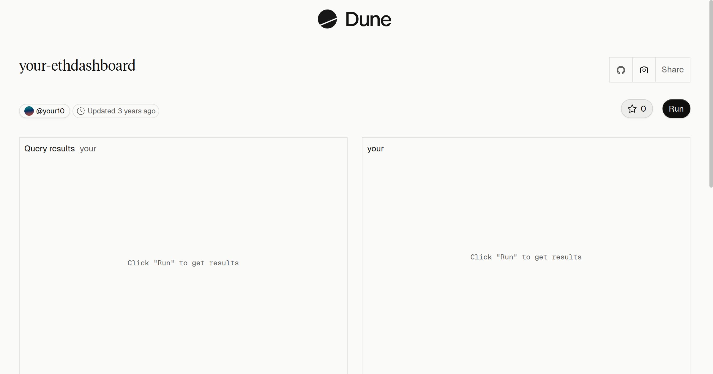 your-ethdashboard | Dune