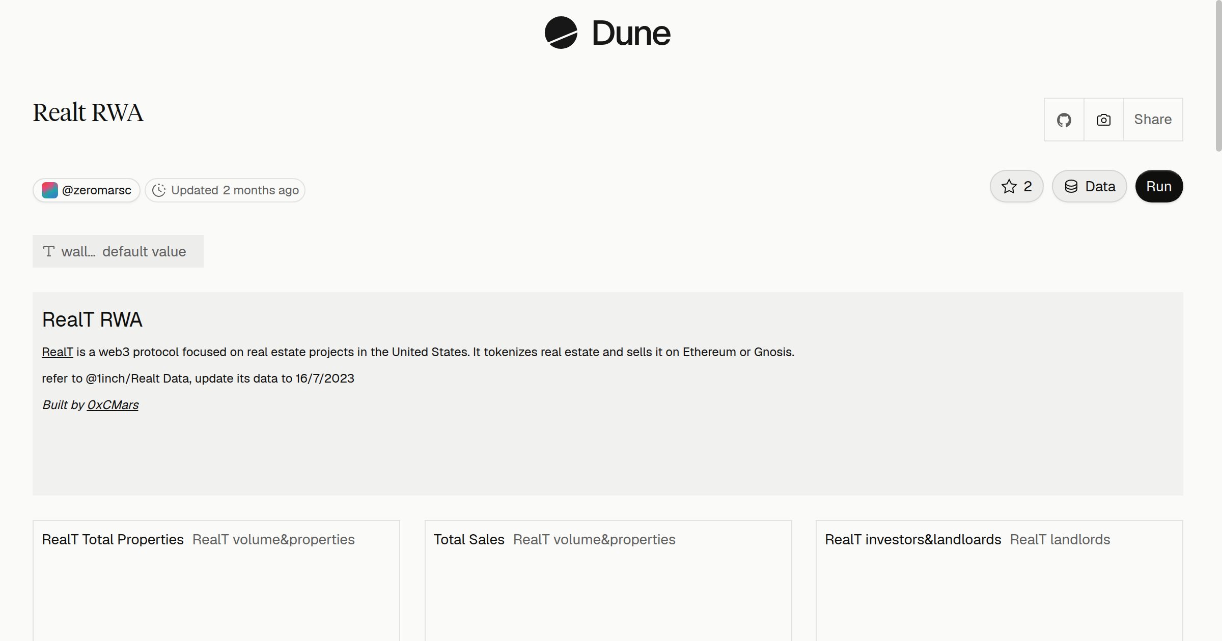 Realt RWA | Dune