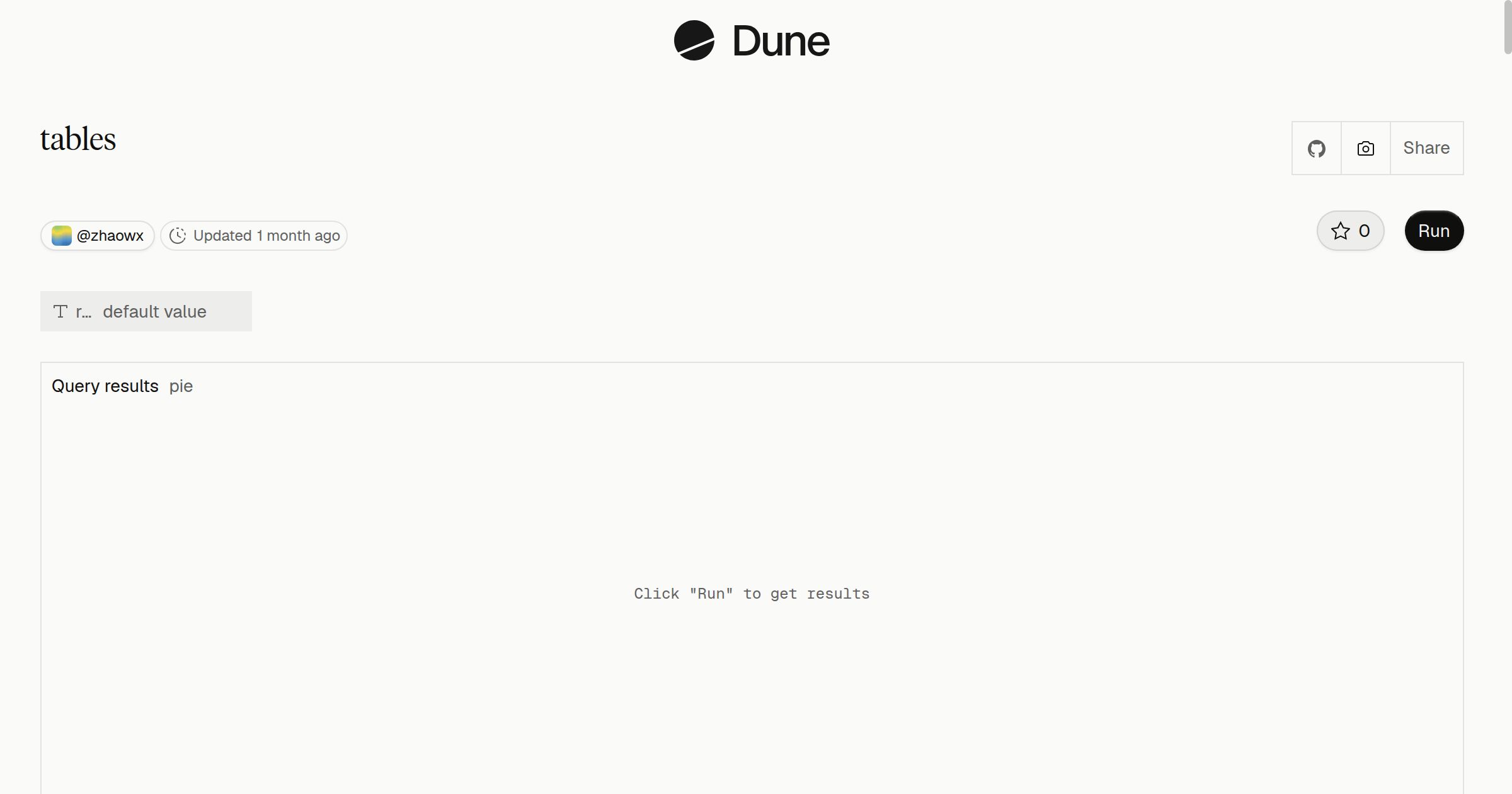 tables | Dune