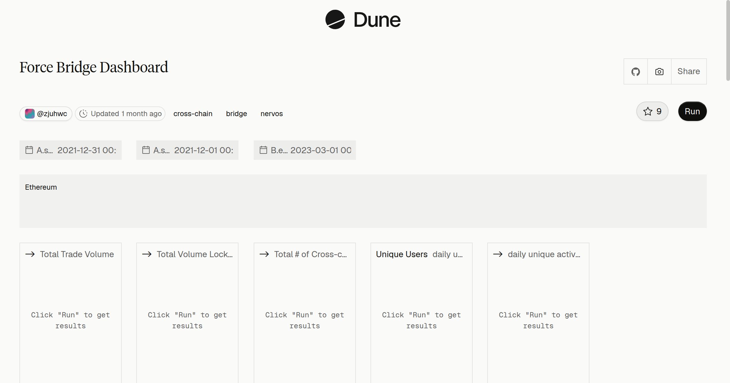 Force Bridge Dashboard